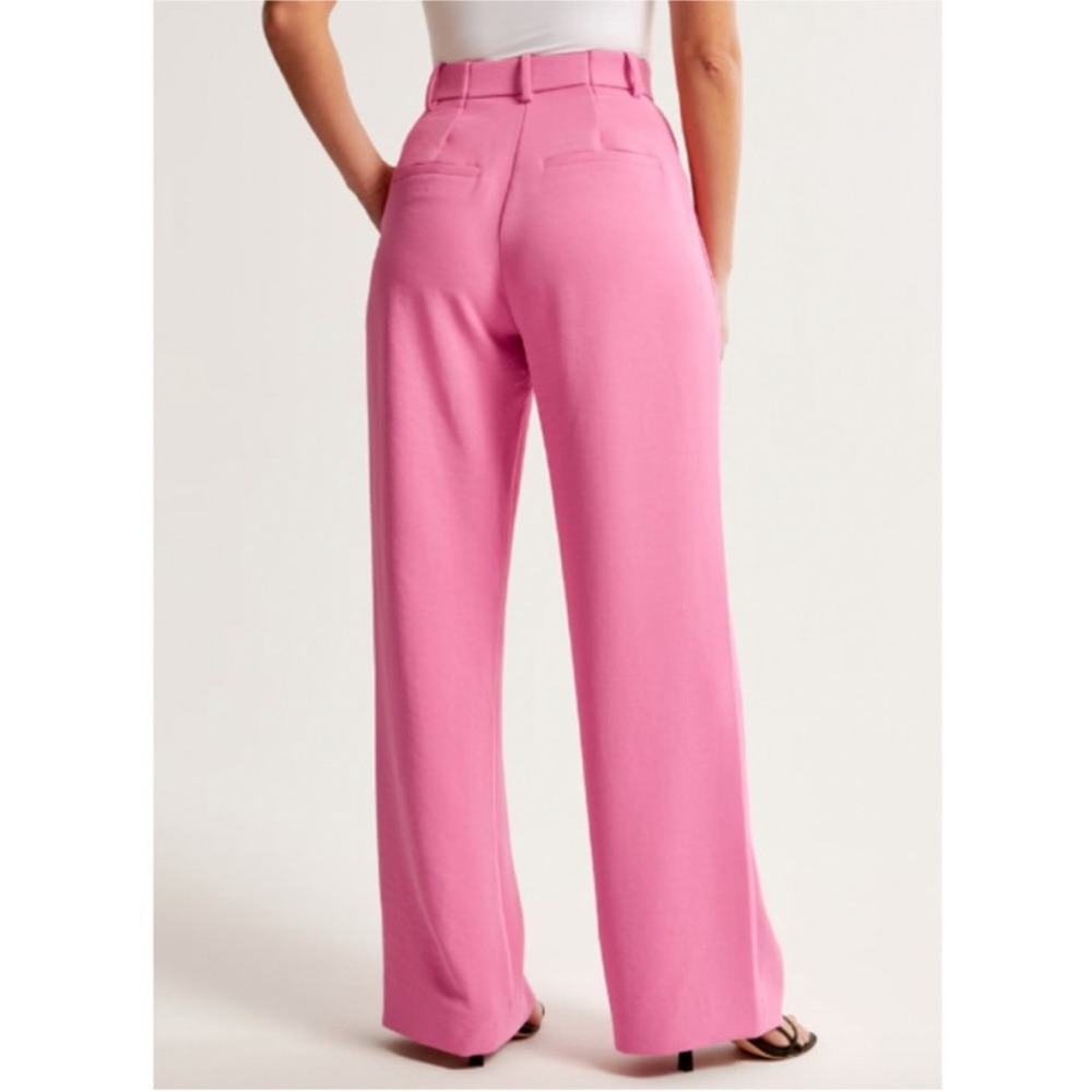 Abercrombie & Fitch Pink Wide Leg Pants